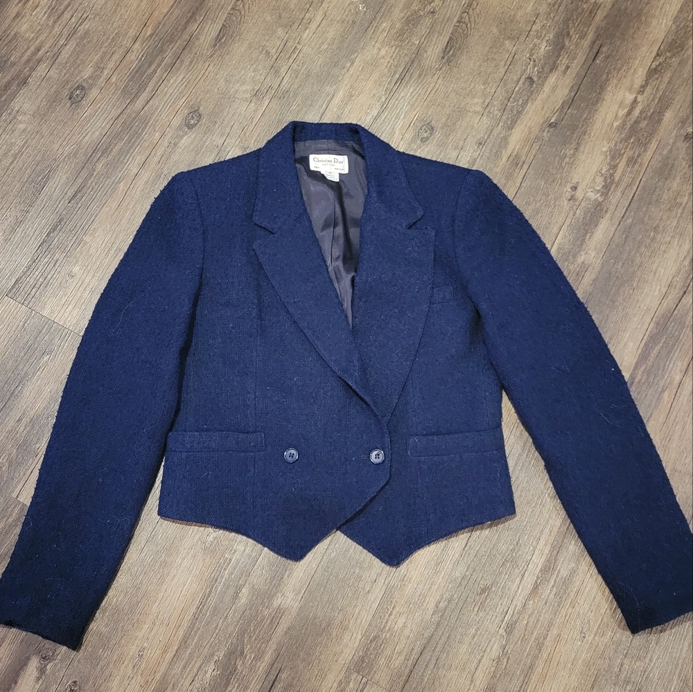 Navy blue Dior blazer